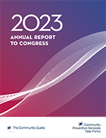 Cover of the 2023 CPSTF Annual Report to Congress