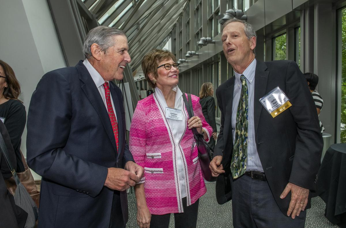 Dr. Fielding, Dr. Kathleen Toomey, and Dr. Jeffrey Harris