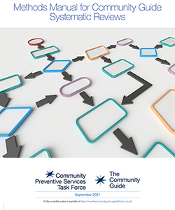 Cover of the Methods Manual for Community Guide Systematic Reviews.